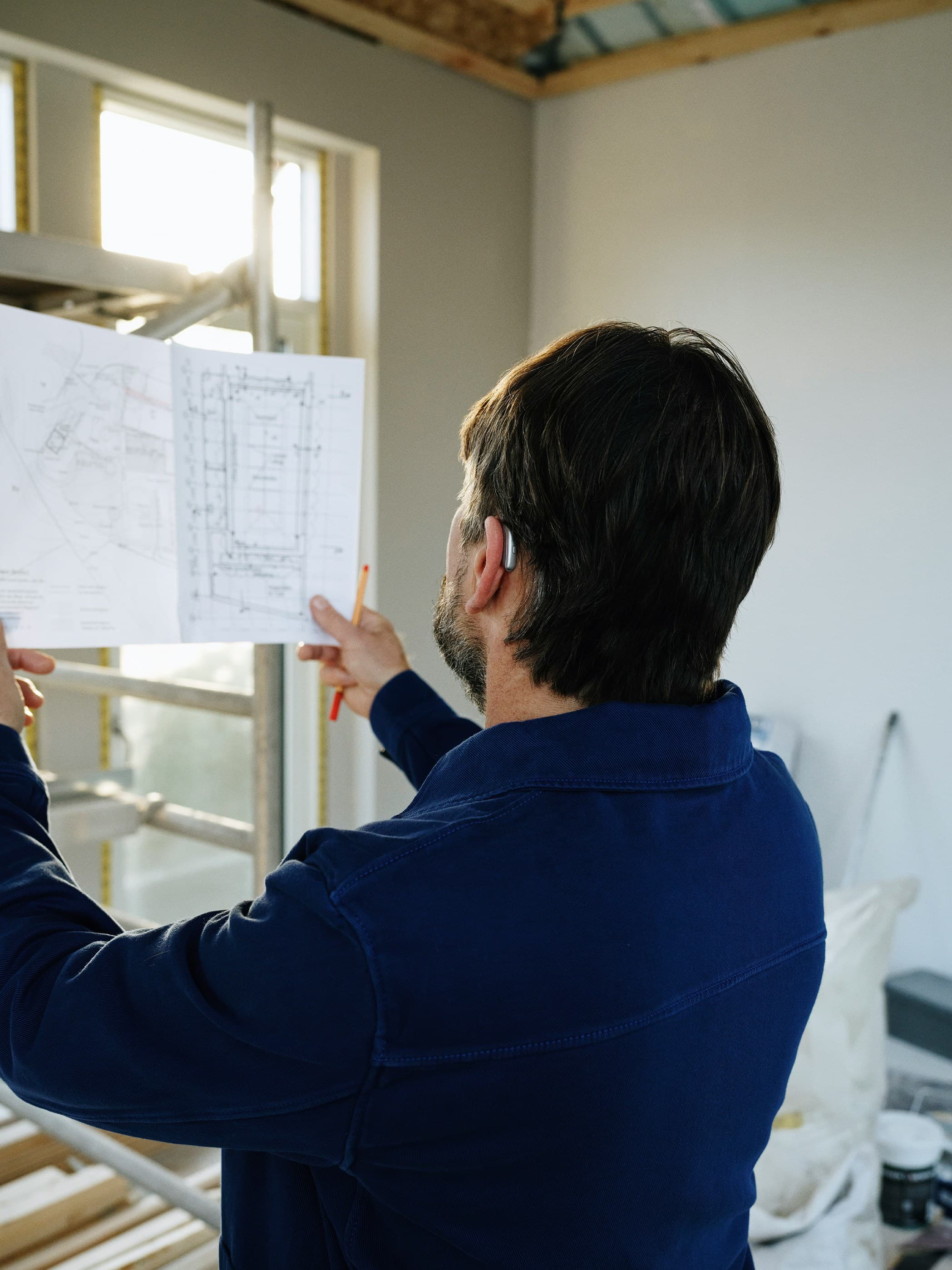 Reviewing project plans before construction begins
