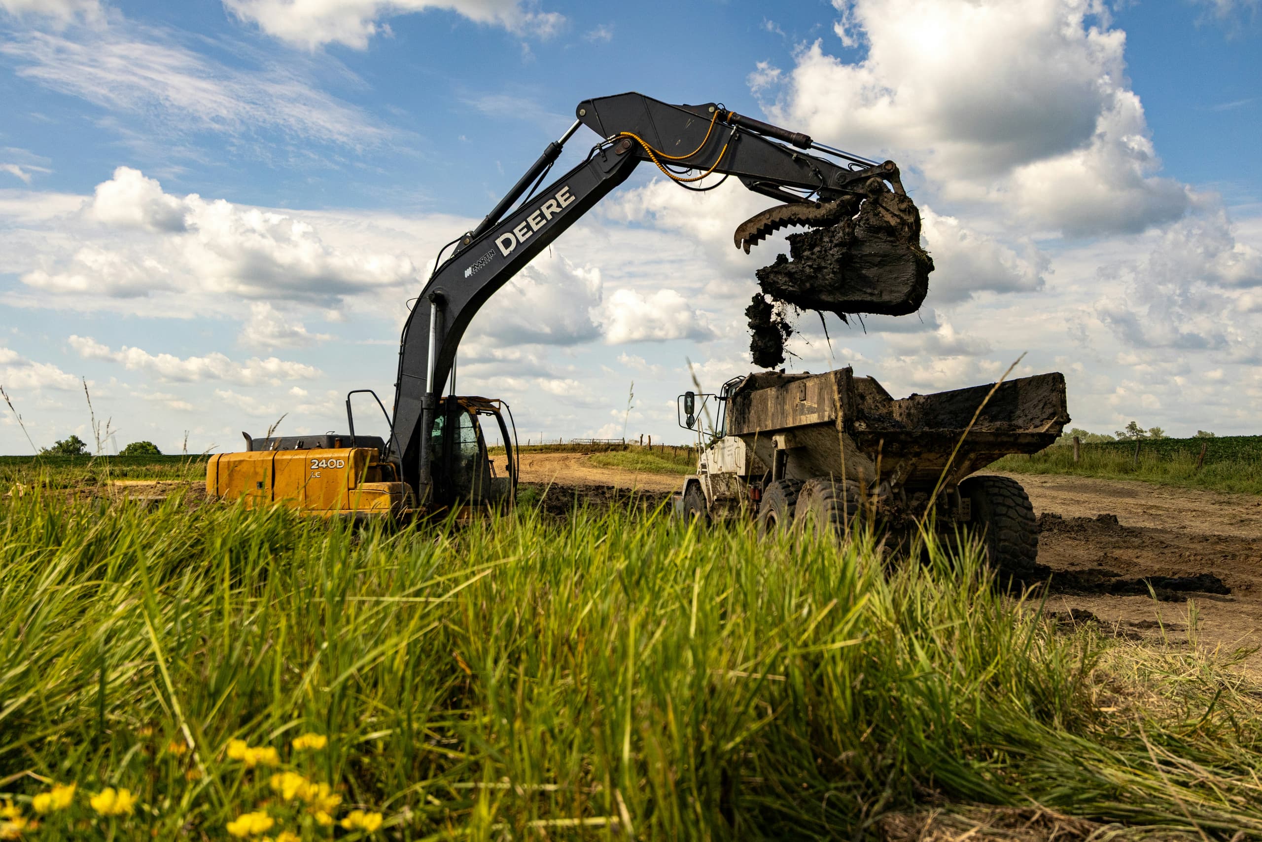 Build, Pour, Dig, or Haul on an active construction site